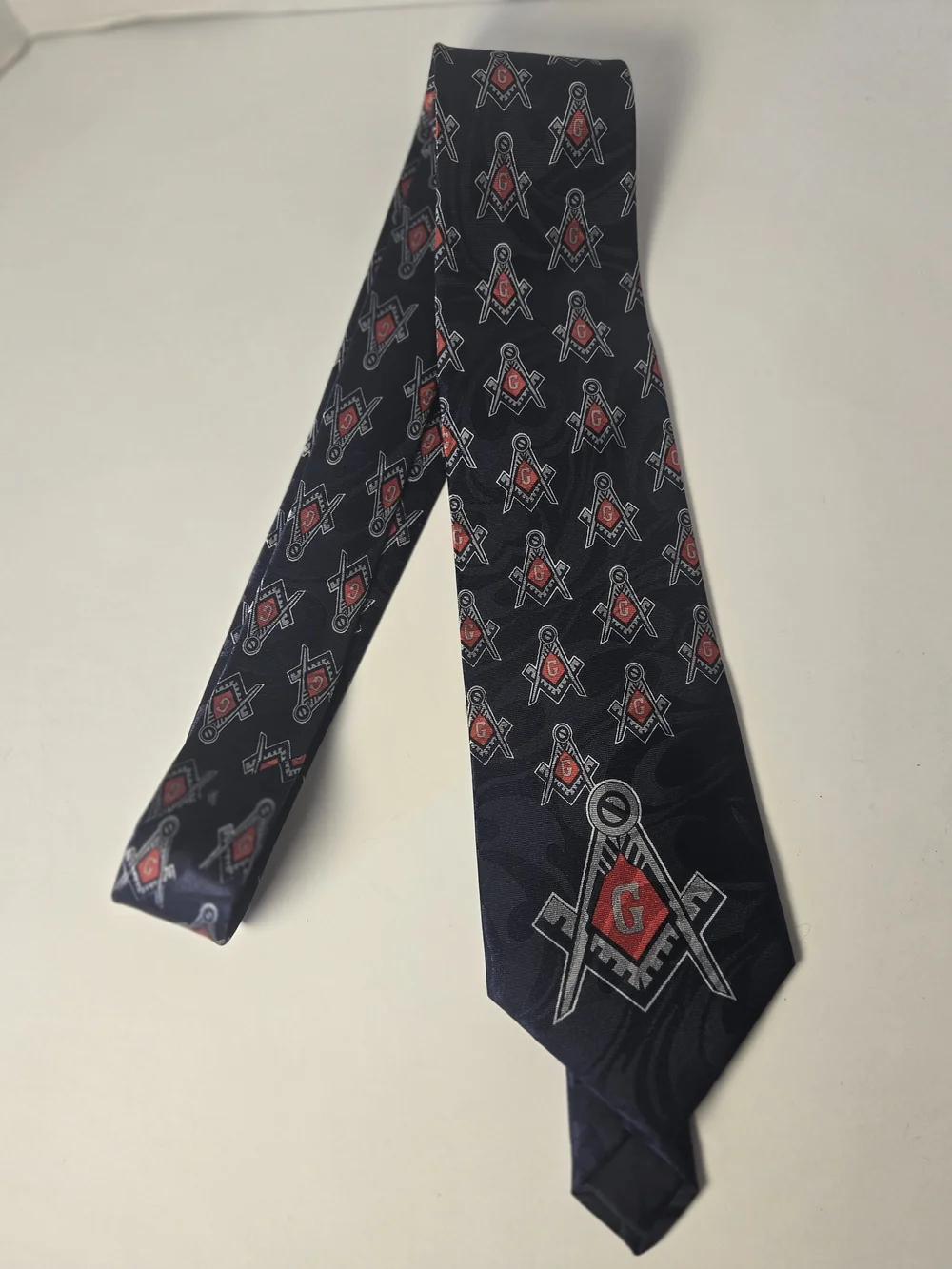 Steven Harris  Blue Men's Masonic Necktie Mason Neck Tie